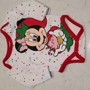 Disney Baby Mini Christmas onesie